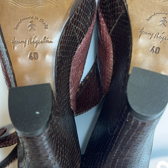 HENRY BEGUILAN VINTAGE PLATFORM SANDALS - Picture 4 of 7